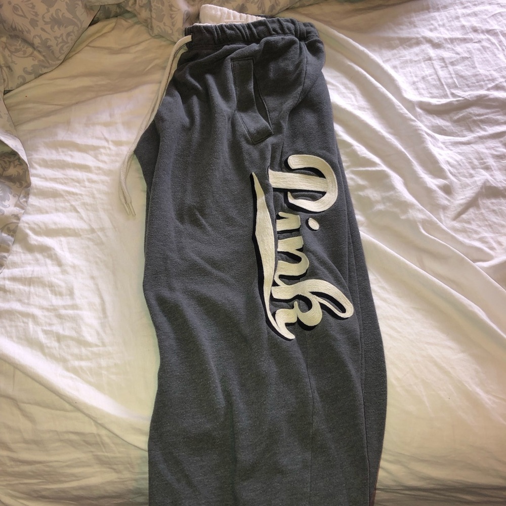 Grey sweatpants from PINK